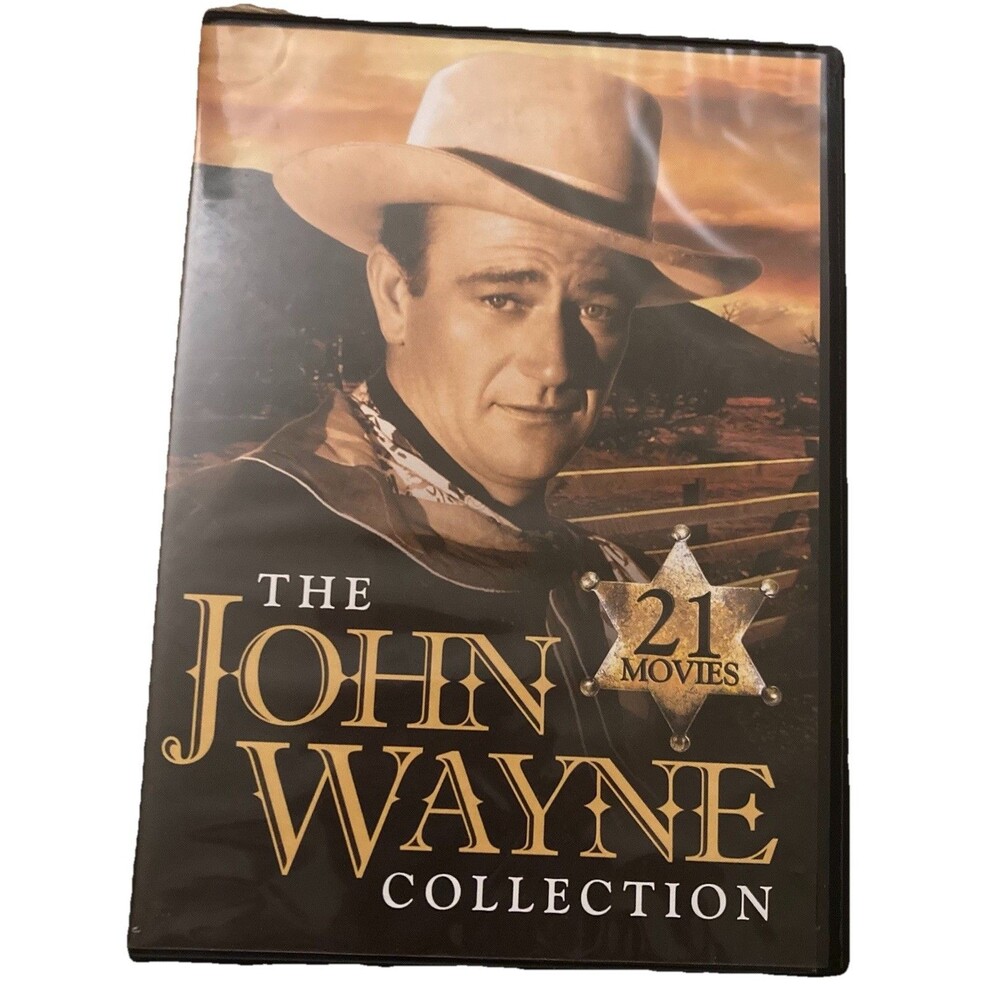 THE JOHN WAYNE COLLECTION 21 movies 9-disc DVD box set w/book